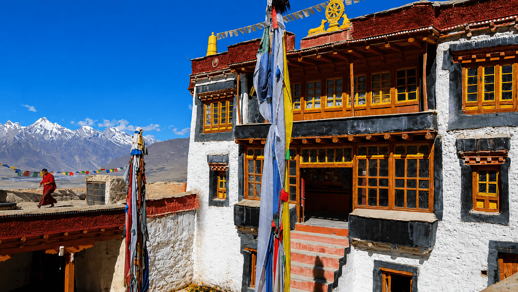 Gompa on hilltop